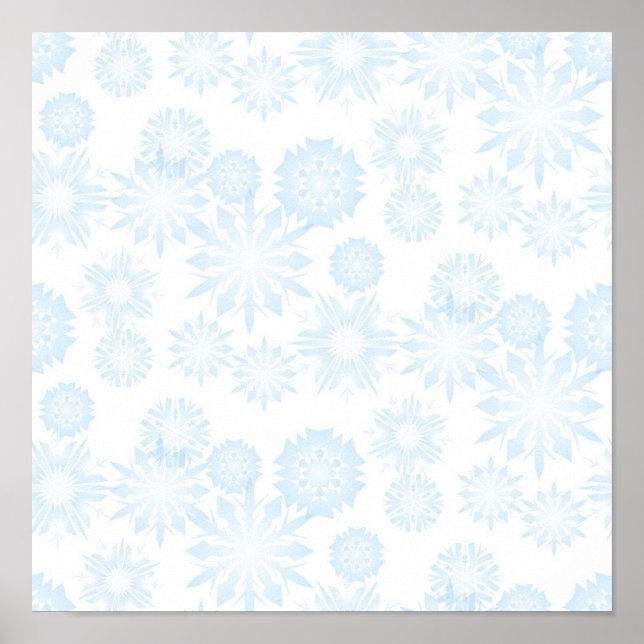 Affiche Motif Snowflake (Devant)
