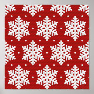Affiche Motif Snowflake