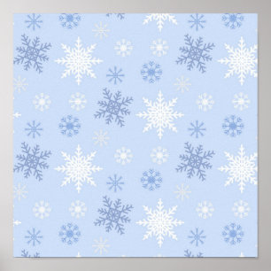Affiche Motif Snowflake