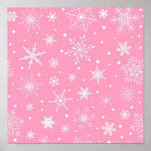 Affiche Motif Snowflake