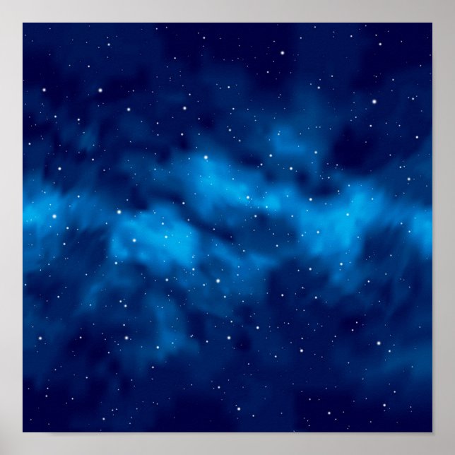 Affiche Motif spatial (Devant)