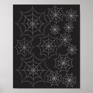 Affiche Motif Toiles d'araignées