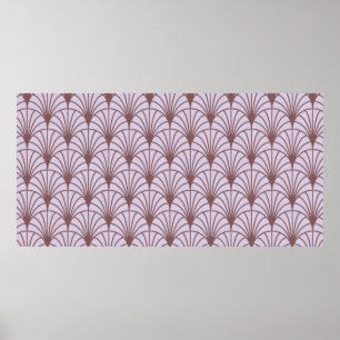 Affiche Motif traditionnel chinois vintage rétro sans cout