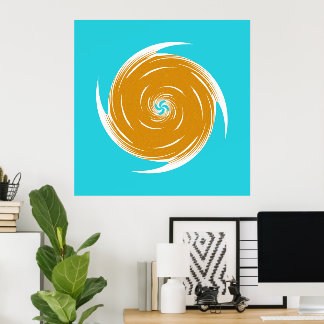 Affiche Motif Twirl du sud-ouest