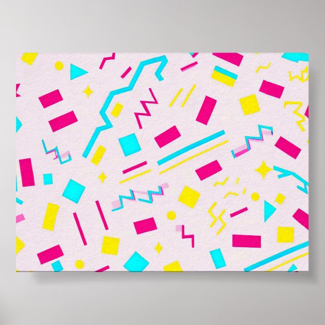 Affiche motif Vibe des années 90 (Devant)