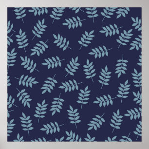 Affiche Motif vintage simple. Arrière - plan bleu foncé, b