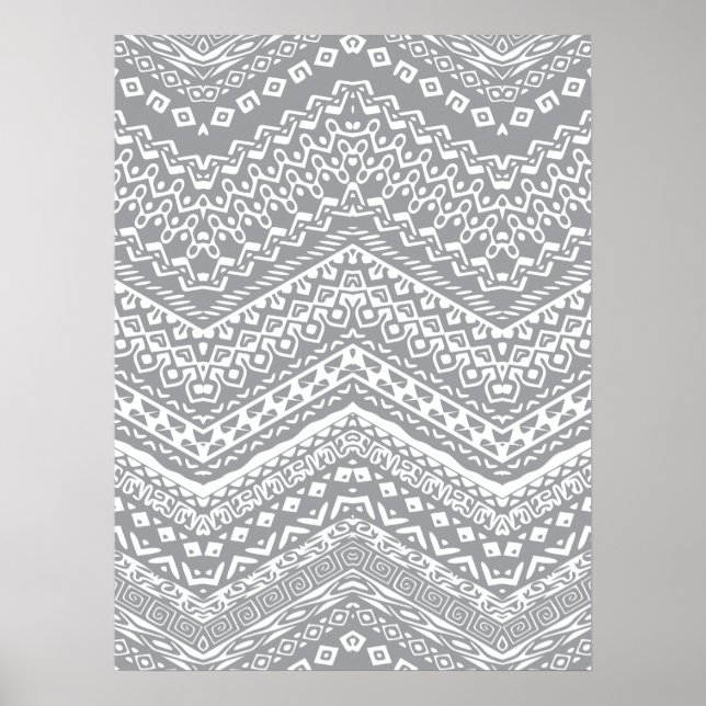 Affiche Motifs ethniques 6 (Devant)