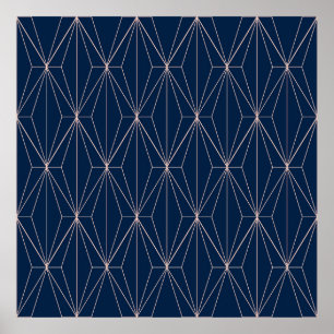 Affiche Motifs géométriques sans couture. Rh géométrique A