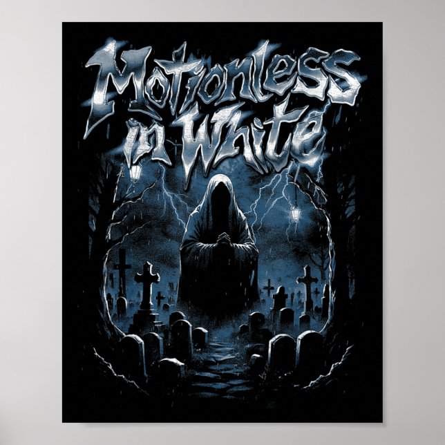 Affiche Motionless En Blanc - Marchandises Officielles - P (Devant)