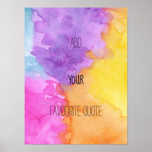 Affiche motivante (Devant)