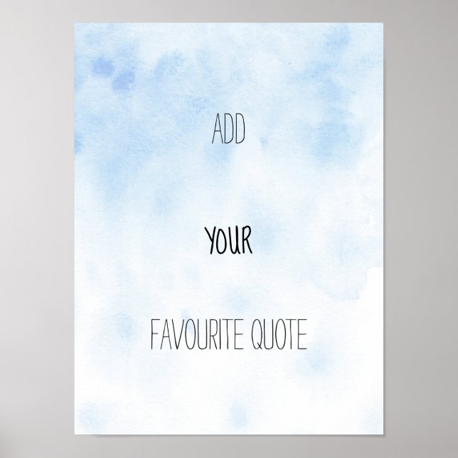 Affiche motivante (Devant)