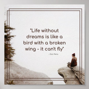 Affiche Motivation - Citation de vie inspirante