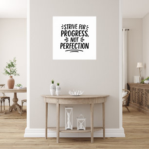 Affiche Motivation de citation en noir blanc