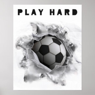 Affiche Motivation de joueur de football