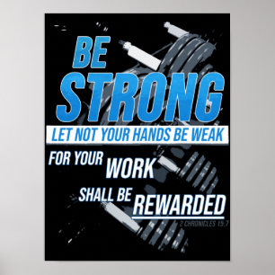 Affiche Motivation de la condition physique de la foi : So