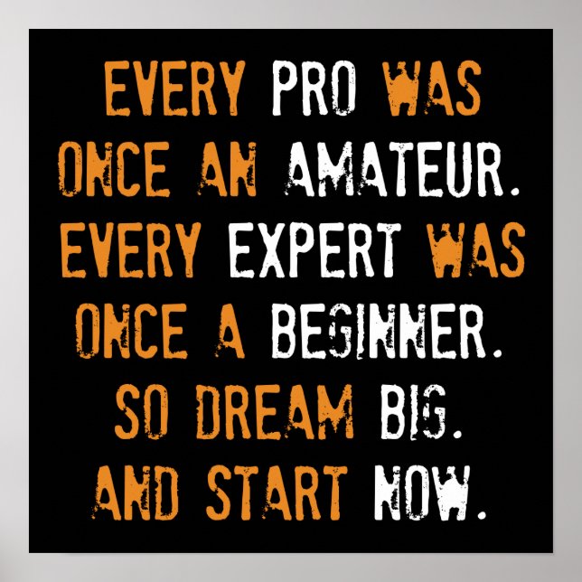 Affiche Motivation de l'entraînement (Devant)