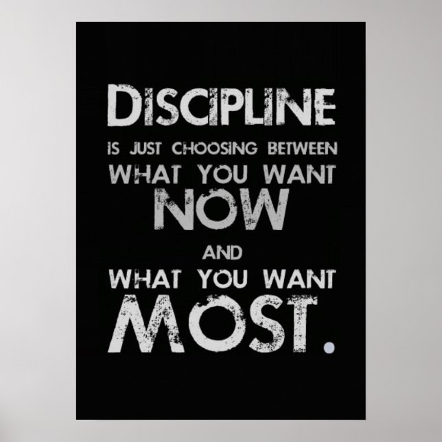 Affiche Motivation de l'entraînement (Devant)
