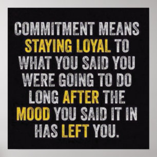 Affiche Motivation de l'entraînement