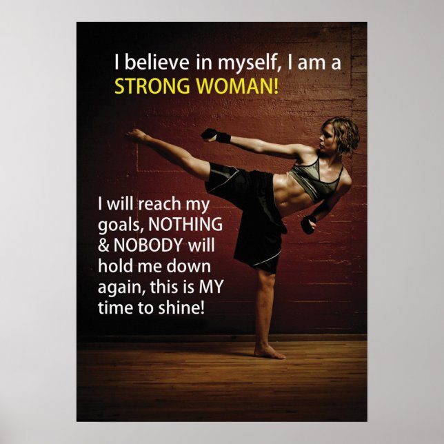 Affiche Motivation de l'entraînement (Devant)