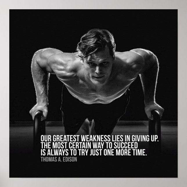 Affiche Motivation de l'entraînement (Devant)