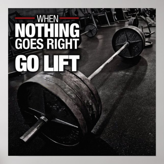 Affiche Motivation de l'entraînement (Devant)