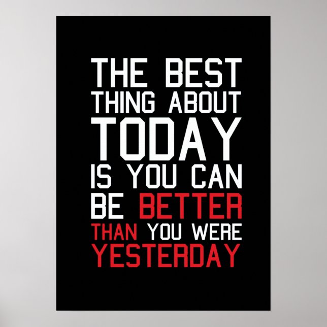 Affiche Motivation de l'entraînement (Devant)