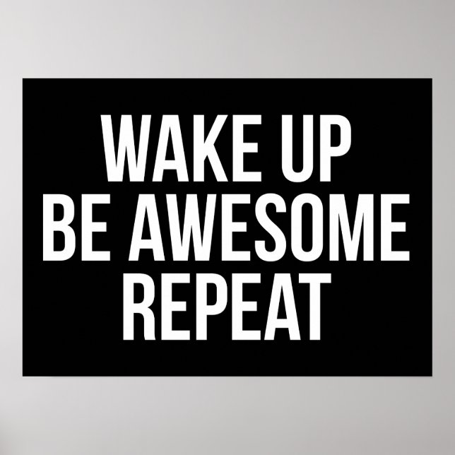 Affiche Motivation de l'entraînement (Devant)