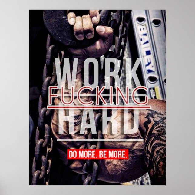 Affiche Motivation de l'entraînement (Devant)