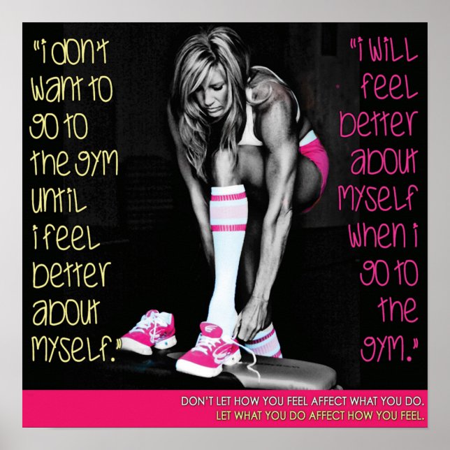 Affiche Motivation de l'entraînement (Devant)