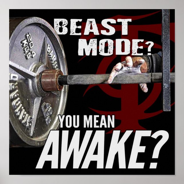 Affiche Motivation de l'entraînement (Devant)