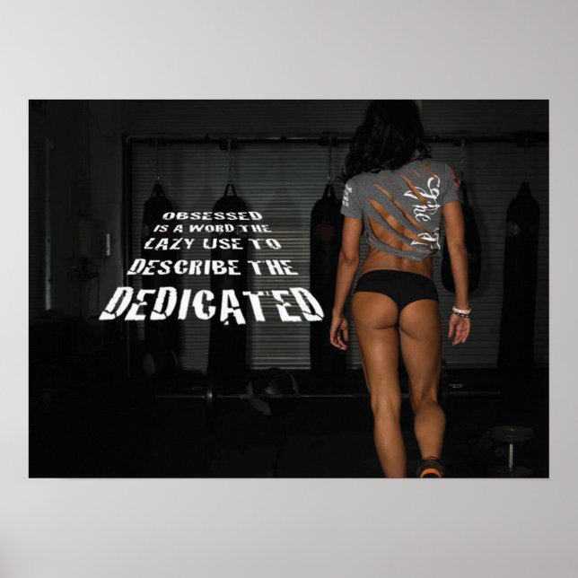 Affiche Motivation de l'entraînement (Devant)