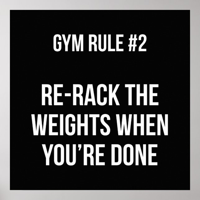 Affiche Motivation de l'entraînement (Devant)