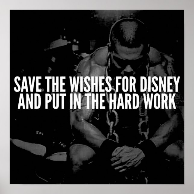 Affiche Motivation de l'entraînement (Devant)