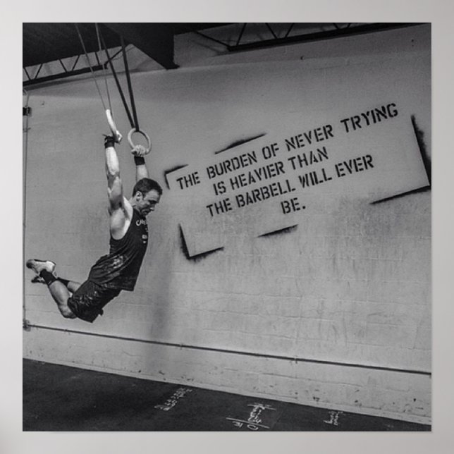 Affiche Motivation de l'entraînement (Devant)