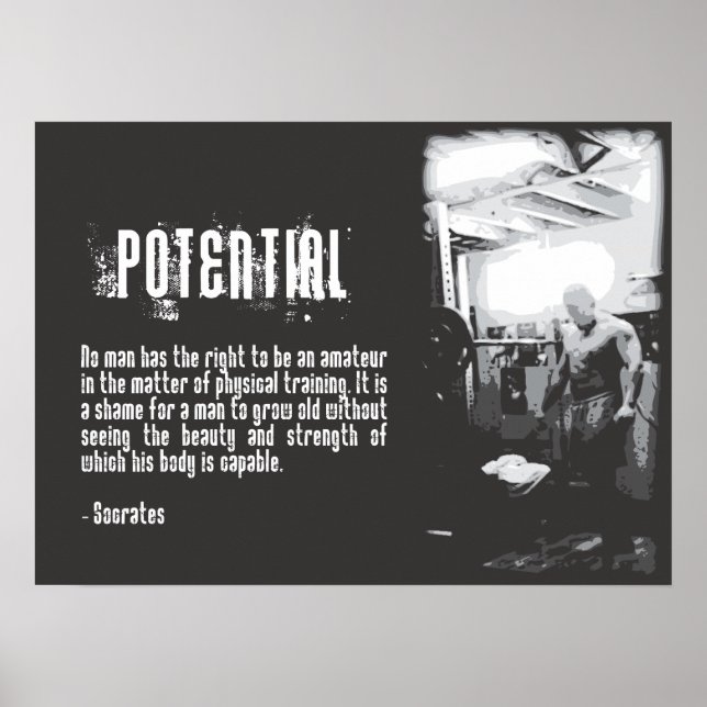 Affiche Motivation de l'entraînement (Devant)