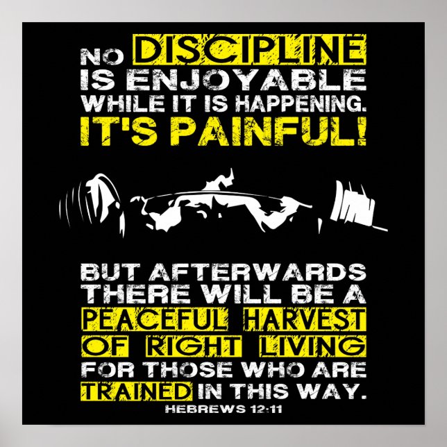 Affiche Motivation de l'entraînement (Devant)