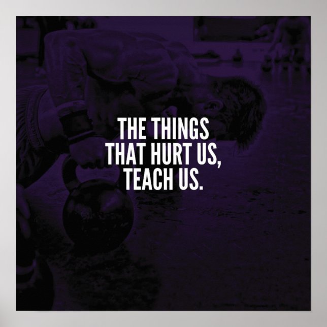 Affiche Motivation de l'entraînement (Devant)