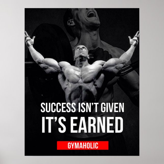 Affiche Motivation de l'entraînement (Devant)