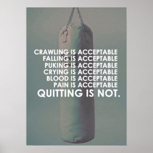 Affiche Motivation de l'entraînement