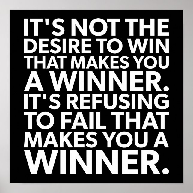 Affiche Motivation de l'entraînement (Devant)