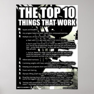 Affiche Motivation de l'entraînement