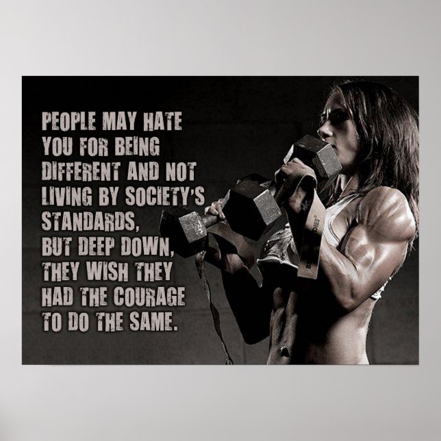 Affiche Motivation de l'entraînement (Devant)