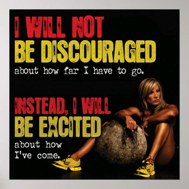 Affiche Motivation de l'entraînement (Devant)