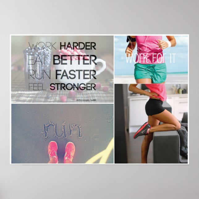 Affiche Motivation de l'entraînement (Devant)