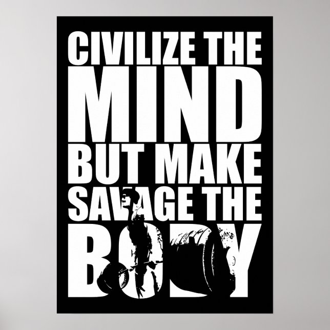 Affiche Motivation de l'entraînement (Devant)