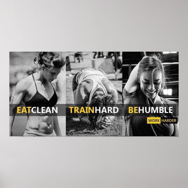 Affiche Motivation de l'entraînement (Devant)