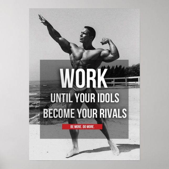 Affiche Motivation de l'entraînement (Devant)