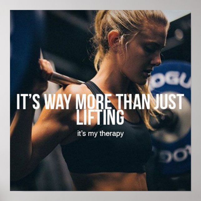 Affiche Motivation de l'entraînement (Devant)