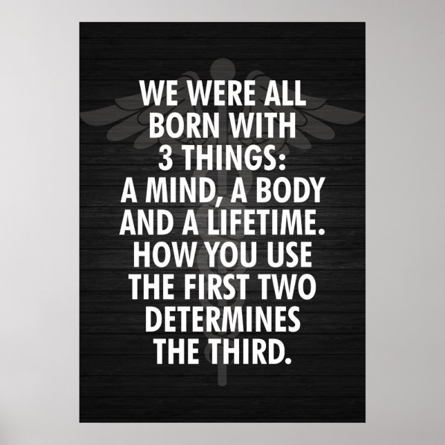 Affiche Motivation de l'entraînement (Devant)