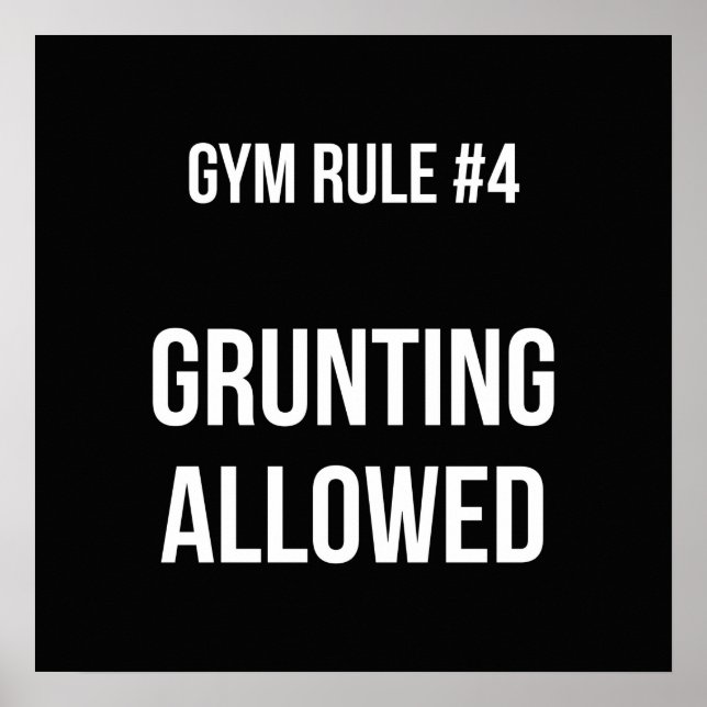 Affiche Motivation de l'entraînement (Devant)